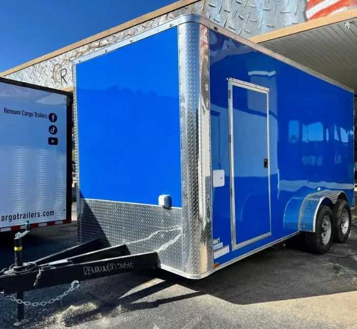 2024 7 X 16 TA DEEP BLUE CONCESSION TRAILER Stock #39063