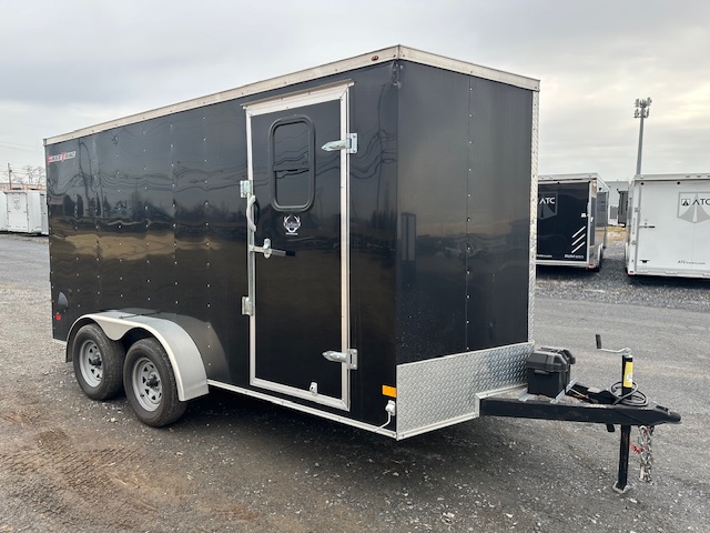 2022 Wells Cargo 7 x 14 Enclosed Cargo Trailer- Ramp Door