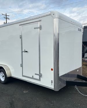 Carmate 7 x 16 Enclosed Cargo Trailer – UTV Door