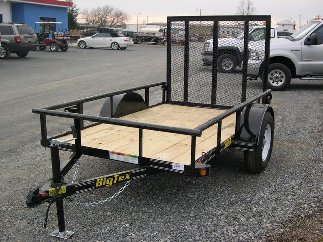 Big Tex 5 x 8 Landscape Utility Trailer – Rear Landscape Gate