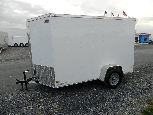 Covered Wagon 6 x 10 Enclosed Cargo Trailer – Ramp Door