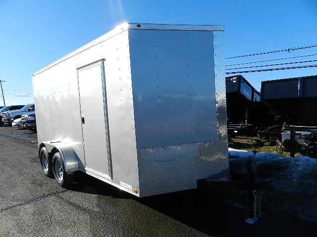 Diamond Cargo 7 x 14 Enclosed Trailer – Ramp Door