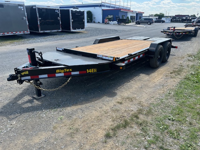 Big Tex 14EH Low Profile 7 x 16 Equipment Trailer – Mega Ramps