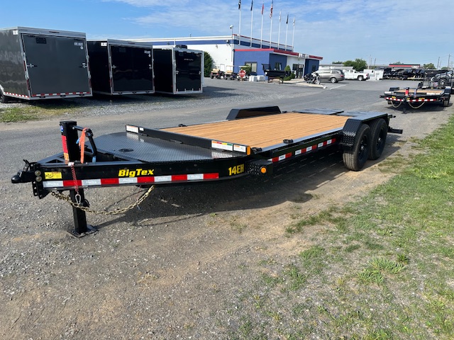 Big Tex 14EH Low Profile 7 x 18 Equipment Trailer – Mega Ramps