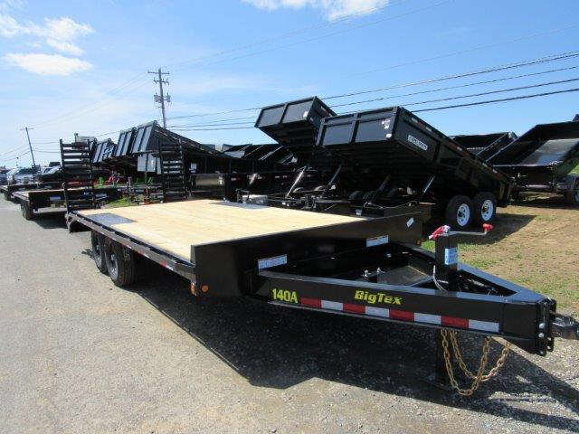 Big Tex 102″ x 20′ Deckover Equipment Trailer – Self Clean Beavertail