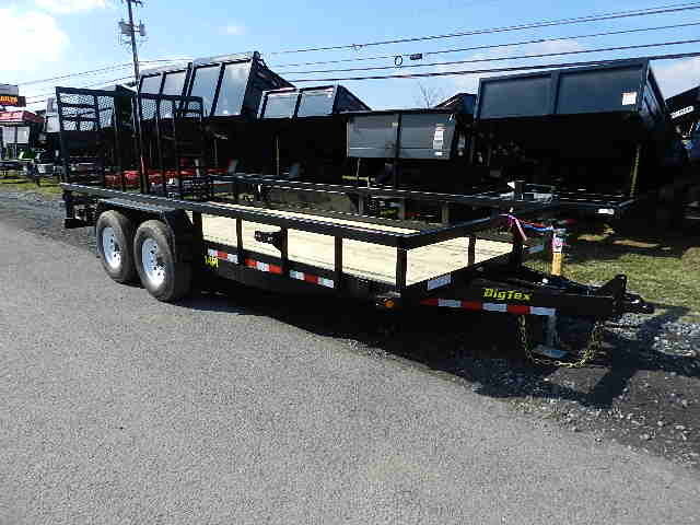 Big Tex 7 x 18 Heavy Duty Landscape Trailer – Split Gate