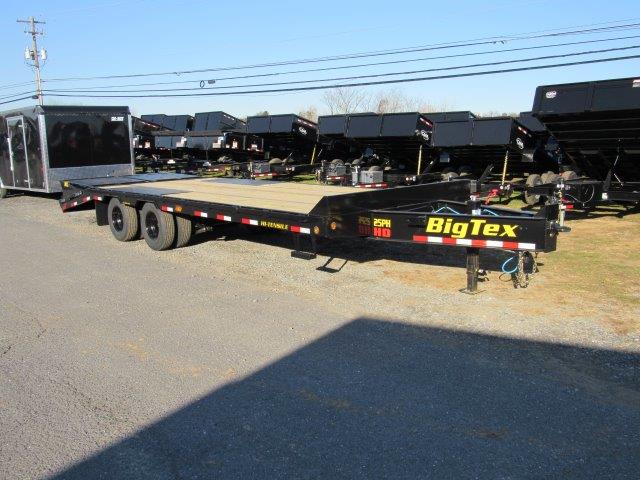 Big Tex 8.5 x 25 Heavy Duty Deckover Equipment Trailer – 12K Axles