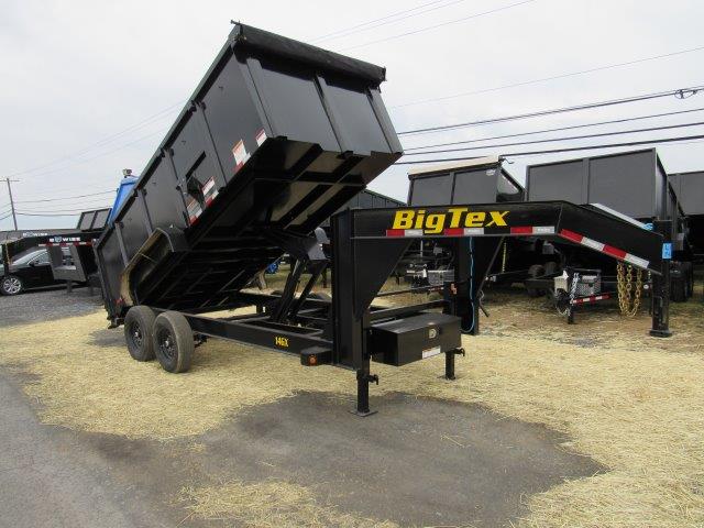 Big Tex 7 x 16 Gooseneck Dump Trailer – Solid High Sides