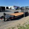 BWise 7 x 18 Low Profile Equipment Trailer – Landscape Ramp