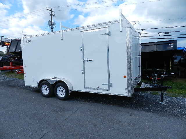 Car Mate 7 x 16 Enclosed Contractor Trailer – 6″ Added Height