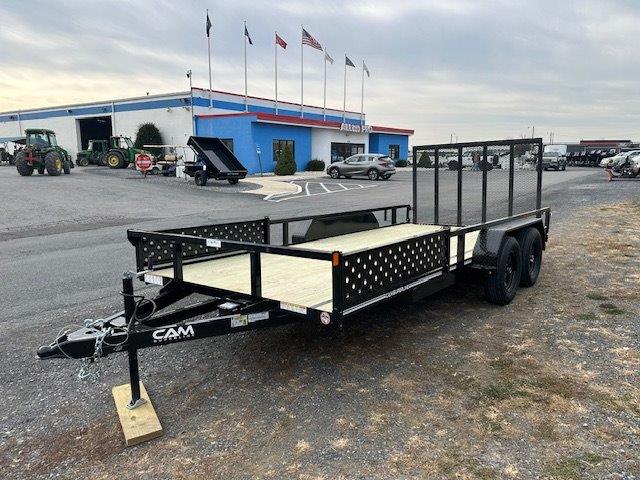 Cam Superline 7 x 16 Landscape Utility Trailer – Side ATV Ramps