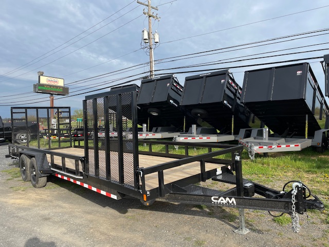 Cam Superline 7 x 24 Landscape Utility Trailer – Side ATV Ramp