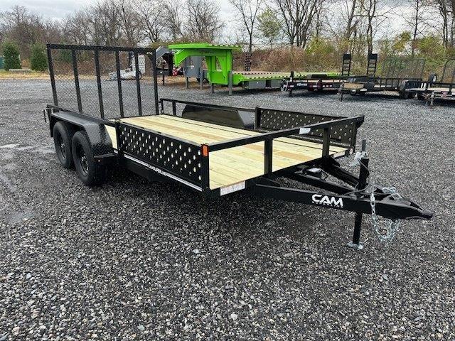 Cam Superline 7 x 14 Landscape Utility Trailer – Side ATV Ramps