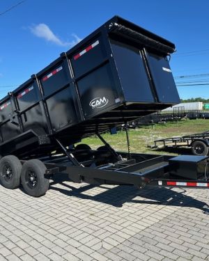 CAM Superline Beast 7 x 16 High Side Dump Trailer