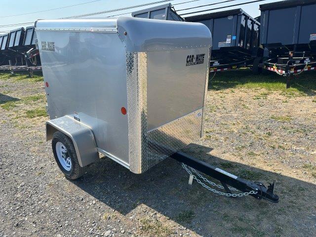 Car Mate 4 x 6 Enclosed Cargo Trailer – Single Rear Door