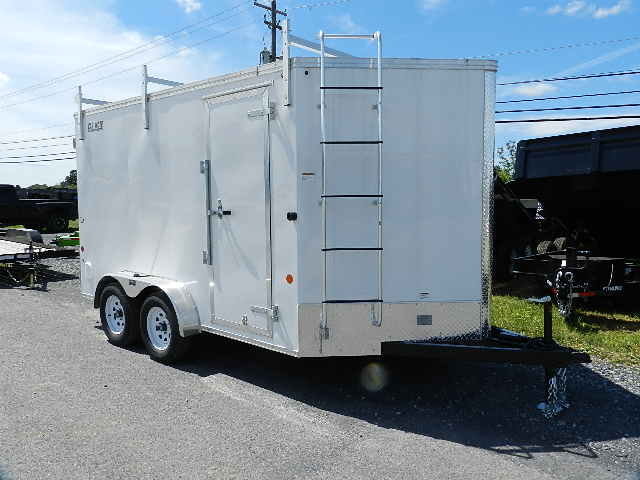 Car Mate 7 x 12 V-Nose Enclosed Trailer – Contractor Package