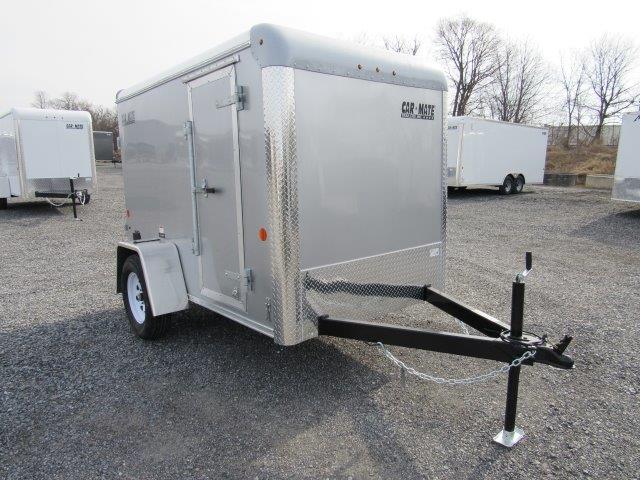 Car Mate 5 x 8 Enclosed Cargo Trailer – Ramp Door