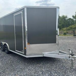 Cargo Pro Stealth 8.5 x 16 Aluminum V-Nose Enclosed Car Trailer