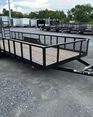 Carry-On 7 x 20 Landscape Utility Trailer – Mesh Sides