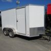 Covered Wagon 7’x12′ Enclosed V-Nose Cargo Trailer — Barn Doors