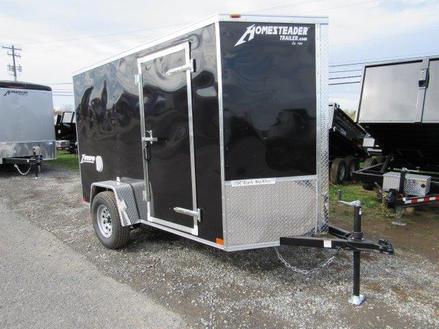 Homesteader 5 x 10 Enclosed V-Nose Cargo Trailer – Ramp Door