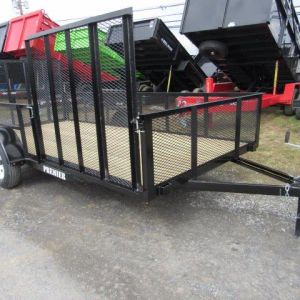 Premier 6×14 Landscape Utility Trailer – Mesh Sides & Ramp