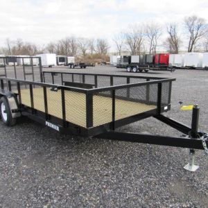 Premier 7 x 18 Landscape Utility Trailer – HD Ramp Gate