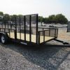 Premier 7 x 18 Landscape Utility Trailer – Mesh Sides & ATV Gate