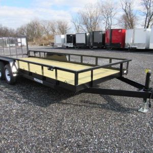 Premier 7 x 20 Landscape Utility Trailer – Rear Ramp Gate