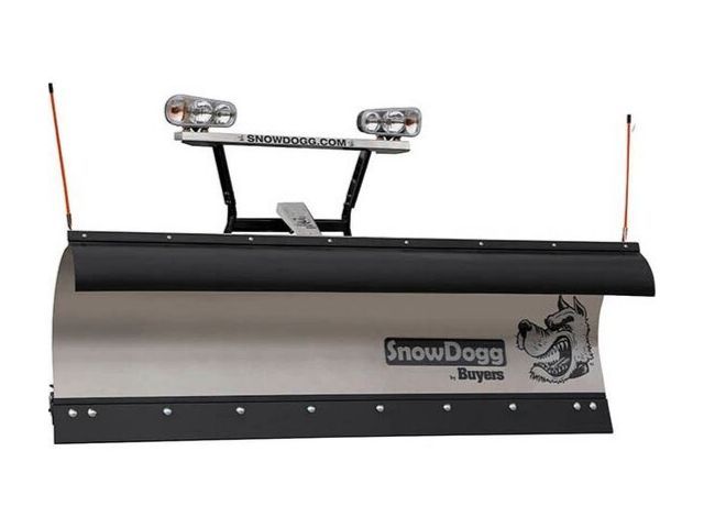 SnowDogg TE 8′ Stainless Steel Straight Blade Snow Plow