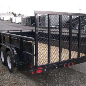 Big Tex 7 x 14 Utility Trailer – 2′ Solid Steel Sides