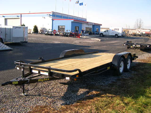 Big Tex 7 x 18 Open Car Hauler – Removable Fenders