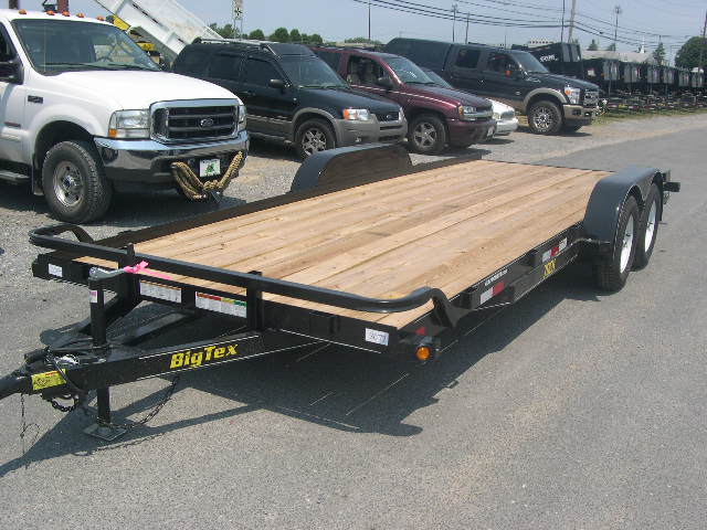 Big Tex 7 x 20 Car Trailer Trailer – 7K Slide In Ramps