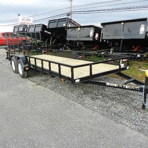 Carry-On 6.4 x 18 Landscape Utility Trailer – 7K Low Sides